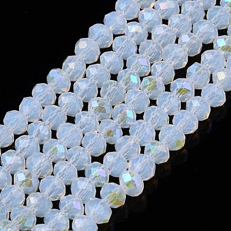 Electroplate Glass Beads Strands EGLA-A044-J2mm-L06-1