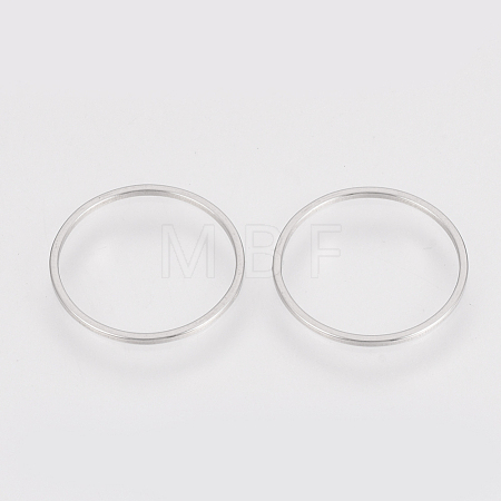 Non-Tarnish 304 Stainless Steel Linking Ring X-STAS-S079-13A-1