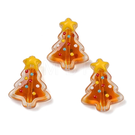 Glass Enamel Beads X2-LAMP-S070-05B-1
