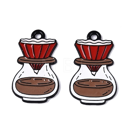 Baking Paint Alloy Enamel Pendants PALLOY-T093-12-1