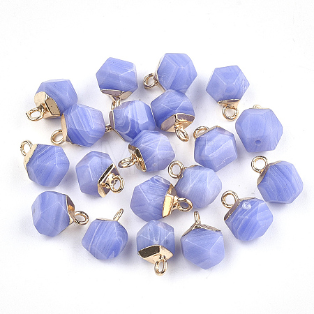 Natural White Jade Charms X-G-S344-08C-1