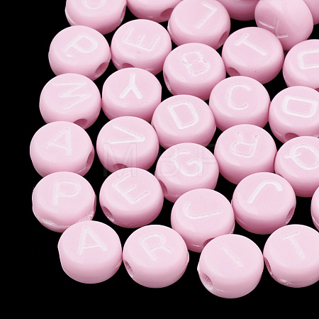 Opaque Acrylic Beads X-MACR-S273-11G-1