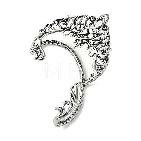316 Surgical Stainless Steel Cuff Earrings EJEW-E300-05AS-01-1