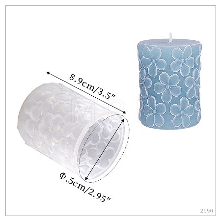Pillar DIY Silicone Candle Molds PW-WG89480-03-1