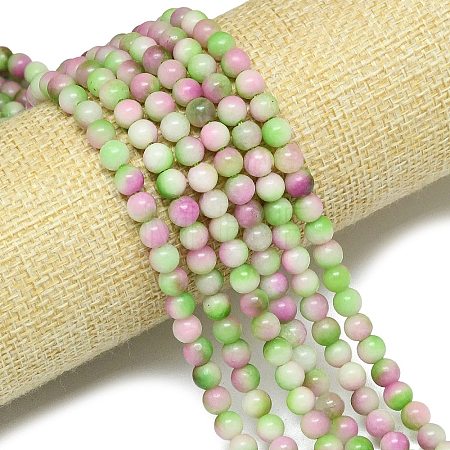 Natural Malaysia Jade Beads Strands G-B165-C08-6mm-1