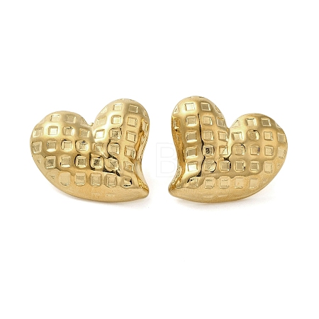 304 Stainless Steel Stud Earrings for Women EJEW-U019-01G-01-1