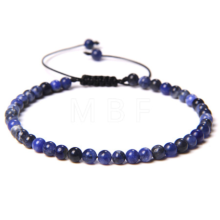 Adjustable Women's Sodalite Beaded Bracelet CN3407-17-1