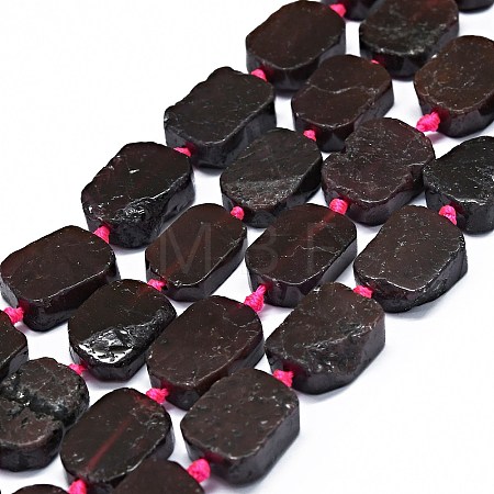 Natural Garnet Beads Strands G-F725-06-1