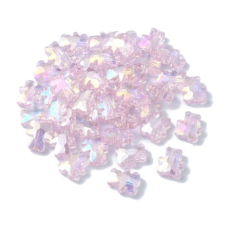 Electroplate Glass Beads EGLA-P059-01B-AB01-1