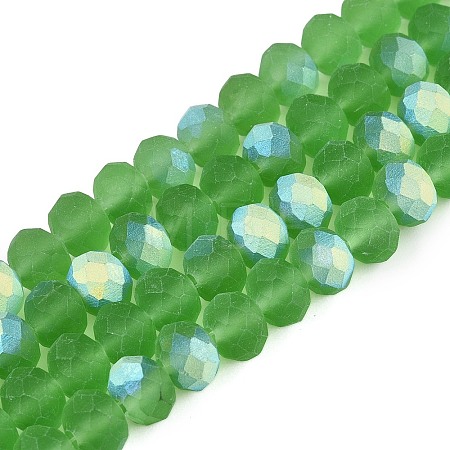 Transparent Glass Beads Strands X-EGLA-A044-T8mm-MB11-1