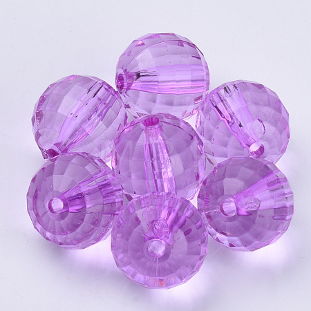 Transparent Acrylic Beads TACR-Q254-10mm-V48-1