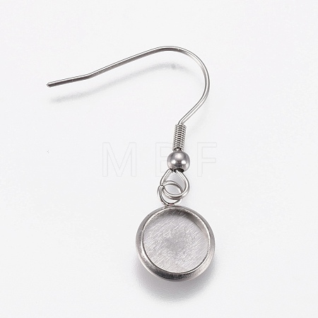 Stainless Steel Dangle Earrings LS-EJEW-WH0001-A05-1