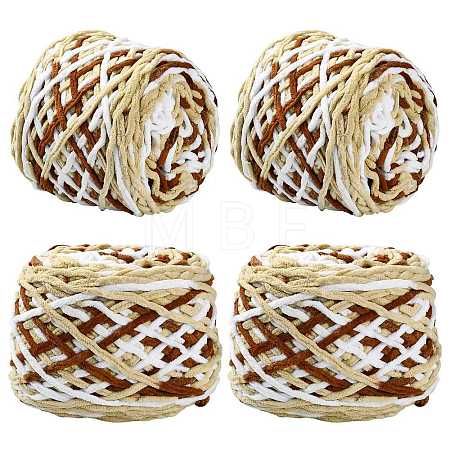 4 Bundles Polyester Yarn FB-FSB9EF-01G-1