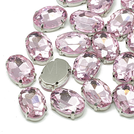 Sew on Rhinestone RGLA-T091-10x14mm-10P-1