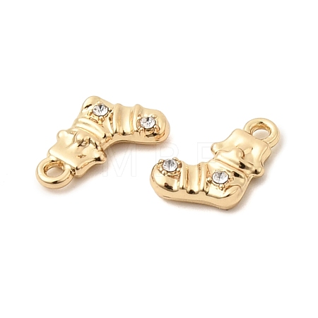 Christmas Alloy Rhinestone Charms FIND-G102-01G-02-1