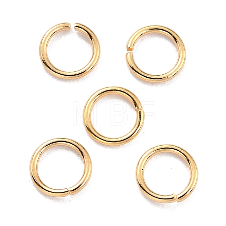 Rack Plating Brass Open Jump Rings X-KK-O139-18U-G-1