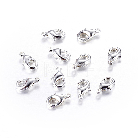 Brass Lobster Claw Clasps KK-905-S-NF-1