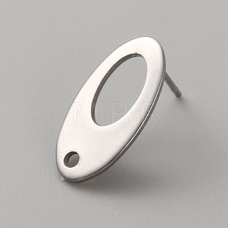 304 Stainless Steel Stud Earring STAS-WH0017-029P-1