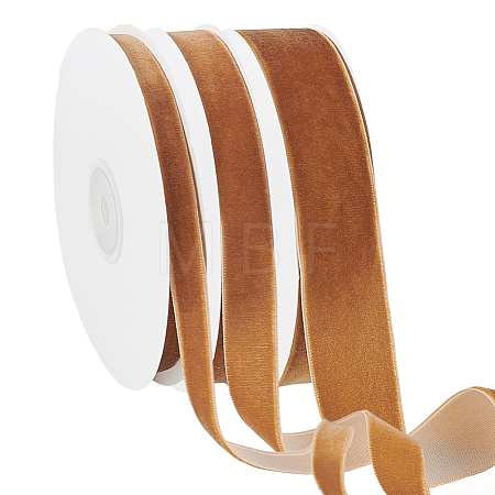 3 Rolls 3 Styles Single Face Velvet Ribbon OCOR-PH0002-87A-1
