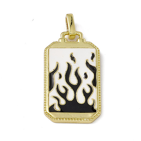 Alloy Enamel Pendants ENAM-D042-01B-1