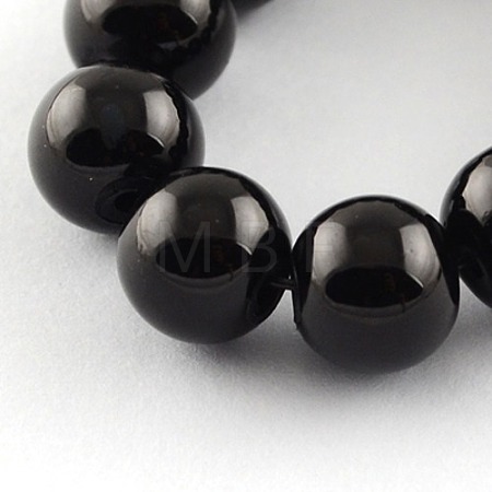 Painted Glass Bead Strands X-DGLA-S071-4mm-90-1