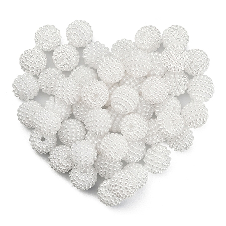50Pcs Imitation Pearl Acrylic Beads OACR-YW0001-11B-1