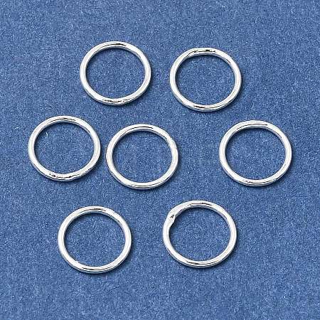 Brass Closed Jump Rings KK-CBA1A60-06B-S-1