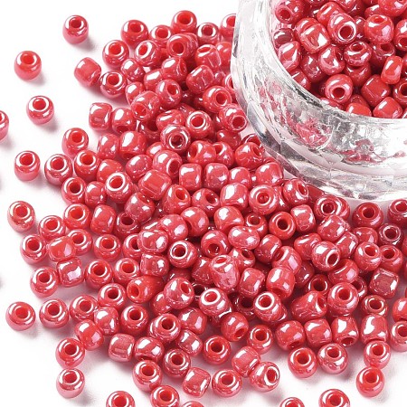 6/0 Glass Seed Beads SEED-US0003-4mm-125B-1