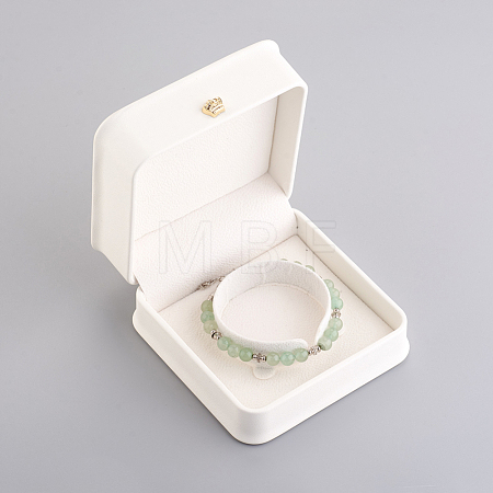 PU Leather Bracelet Bangle Gift Boxes LBOX-L005-G03-1