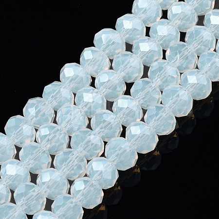Electroplate Glass Beads Strands EGLA-A034-J6mm-A12-1