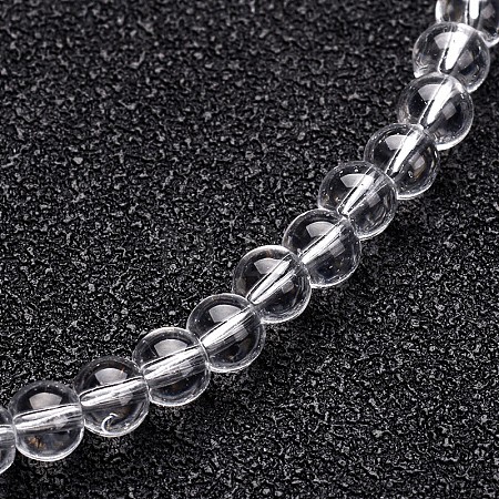 Glass Round Bead Strands X-GLAA-I028-8mm-01-1