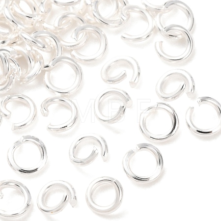 Brass Open Jump Rings KK-G604-08S-07-1