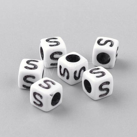 Opaque Acrylic Beads SACR-Q188-02S-1