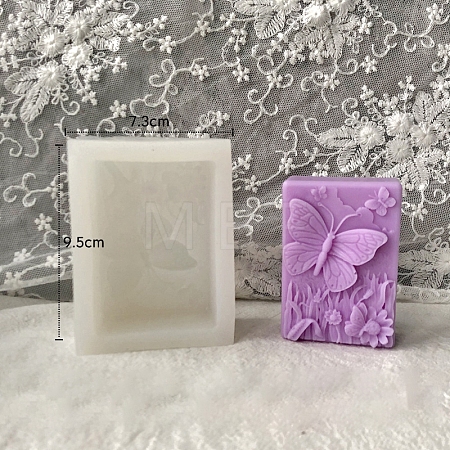 Rectangle/Oval Food Grade Silicone Candle Molds PW-WG93387-02-1