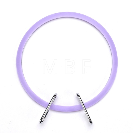 Ring Embroidery Plastic Hoops TOOL-WH0029-05B-1