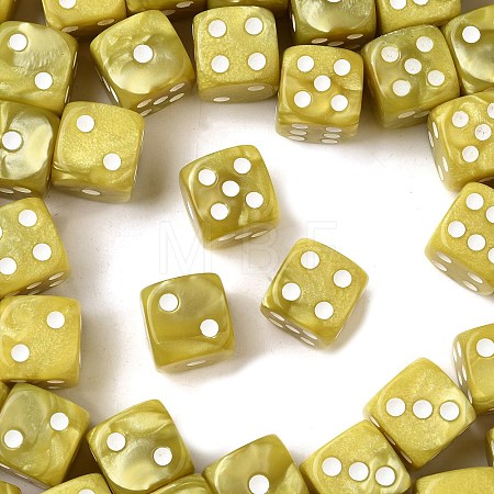 Opaque Acrylic Beads MACR-F083-14C-1