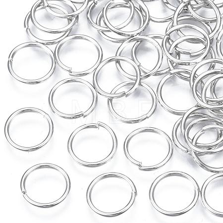 Brass Open Jump Rings JRC10mm-NF-1