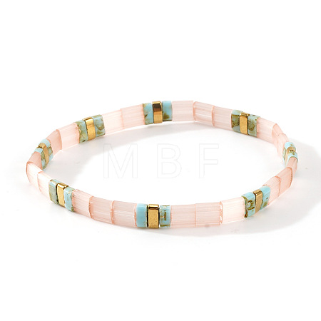 Bohemian Style Glass Seed Beads Stretch Bracelets for Women FG0576-1-1