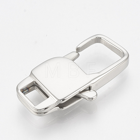 Tarnish Resistant 304 Stainless Steel Lobster Claw Clasps X-STAS-T033-28A-1