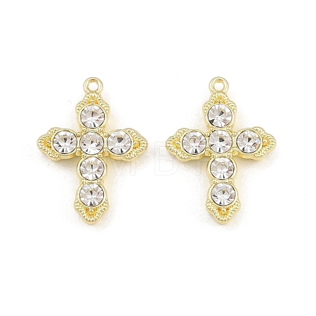 Alloy with Crystal Rhinestone Pendants RB-CBA7AC6-08G-03-1