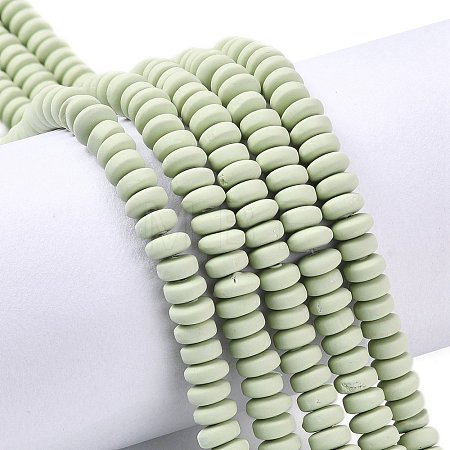 Handmade Polymer Clay Beads Strands CLAY-N008-008-101-1