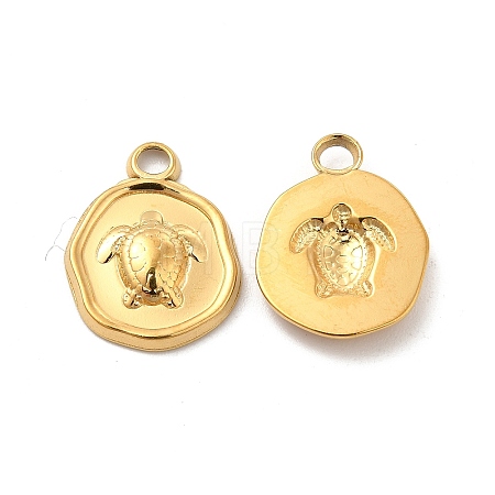 Ion Plating(IP) 304 Stainless Steel Pendants STAS-B032-14G-1