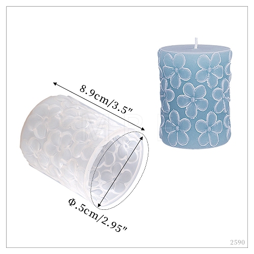 Pillar DIY Silicone Candle Molds PW-WG89480-03-1