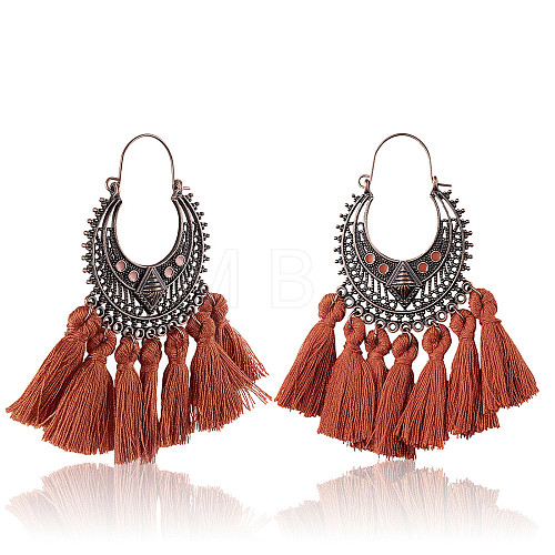 SHEGRACE Alloy Dangle Chandelier Earrings JE878B-1