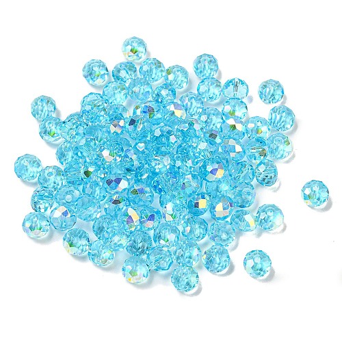 Electroplate Glass Beads EGLA-Z004-01A-01-1