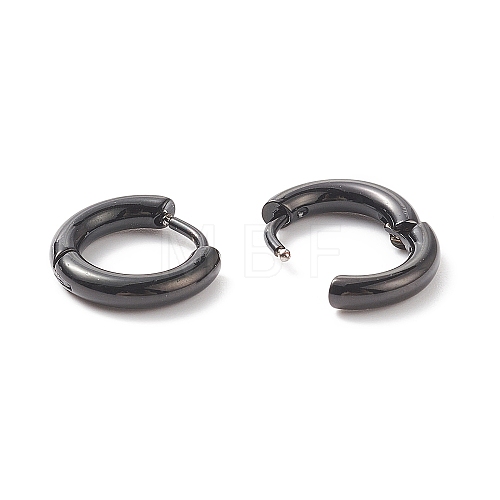 304 Stainless Steel Huggie Hoop Earrings EJEW-O087-09D-EB-01-1