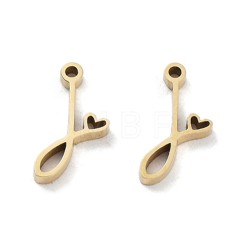 304 Stainless Steel Charms STAS-M327-02G-J-1