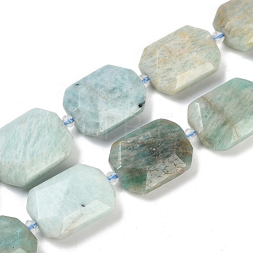 Natural Amazonite Beads Strands G-B125-P02-01-1