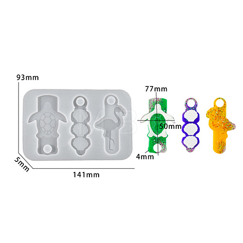 Sippy Cup Fixed Cup Tag Bag Zipper Pendant Silicone Mold SIMO-S001-04C-1