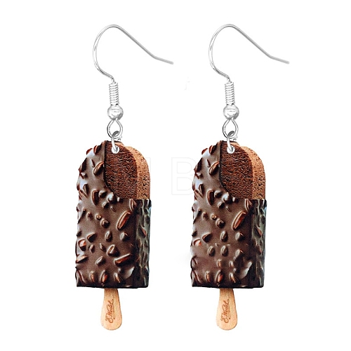 Acrylic Food Model Dangle Earrings PW-WG51A76-17-1